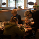 Diners in Howell, Michigan in January 2021; according to The Washington Post, “The ban on indoor dining has become a focal point for groups pushing back against Michigan’s public health measures aimed at stemming the spread of COVID-19.”